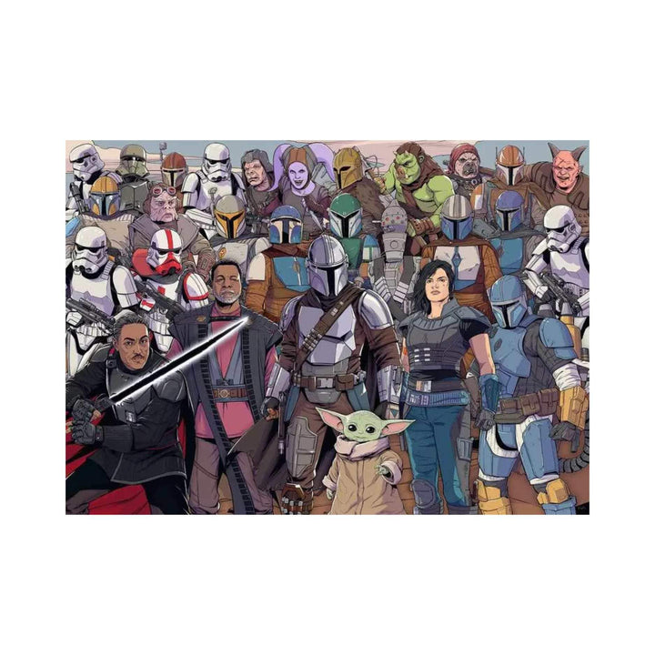 Star Wars: The Mandalorian Challenge (1000 pcs) CASSE-TÊTE - 1000 morceaux