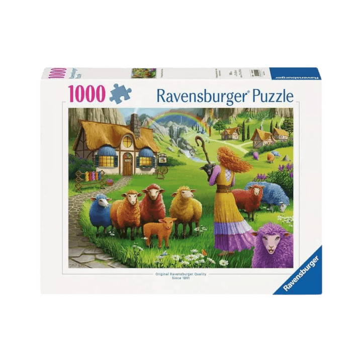 The Happy Sheep Yarn Shop (1000 pc) CASSE-TÊTE - 1000 morceaux