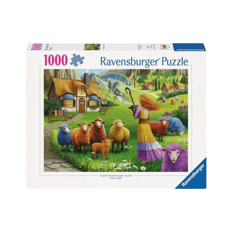 The Happy Sheep Yarn Shop (1000 pc) CASSE-TÊTE - 1000 morceaux