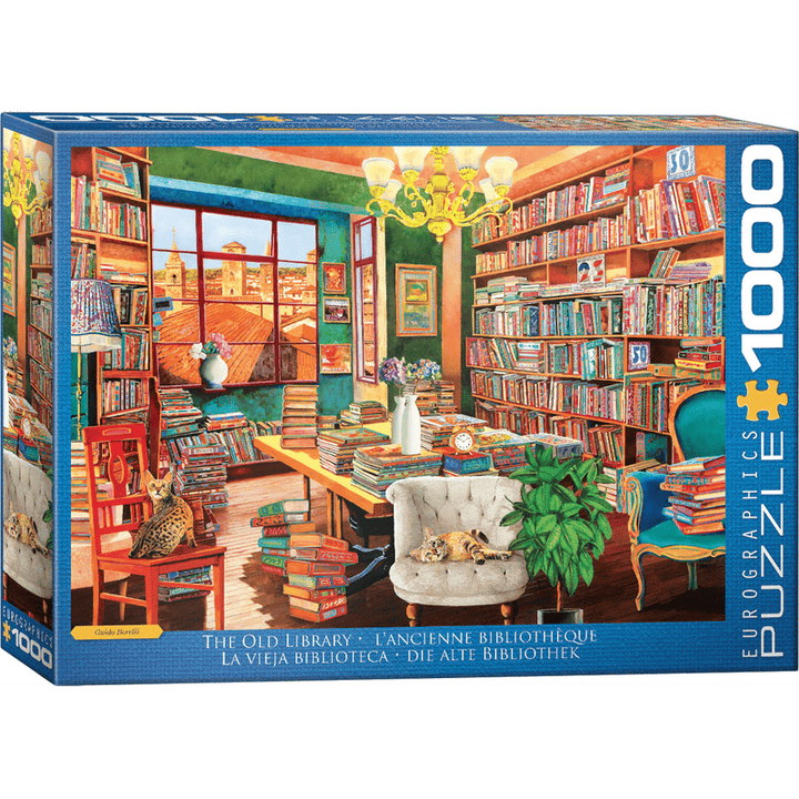 The Old Library (1000 pcs) CASSE-TÊTE - 1000 morceaux