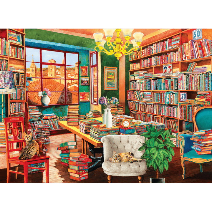 The Old Library (1000 pcs) CASSE-TÊTE - 1000 morceaux