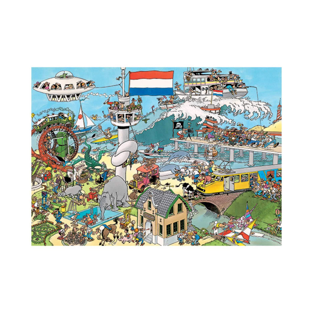 Traffic Chaos & By Air Land (2x1000 pcs) CASSE-TÊTE - 1000 morceaux