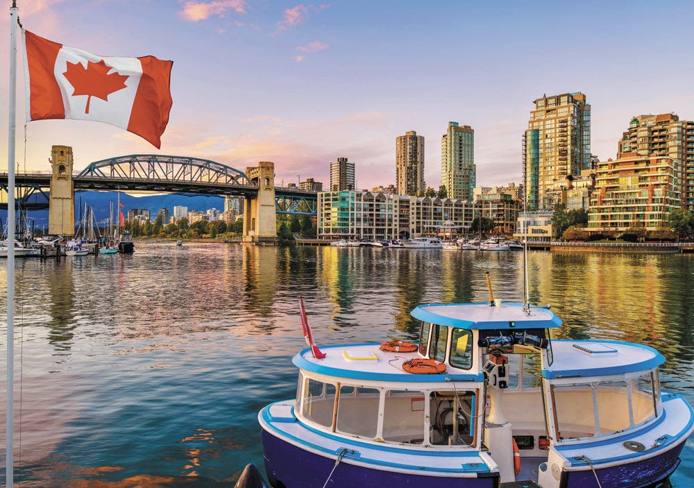 Vancouver, Pont Burrard (1000 pcs) CASSE-TÊTE - 1000 morceaux