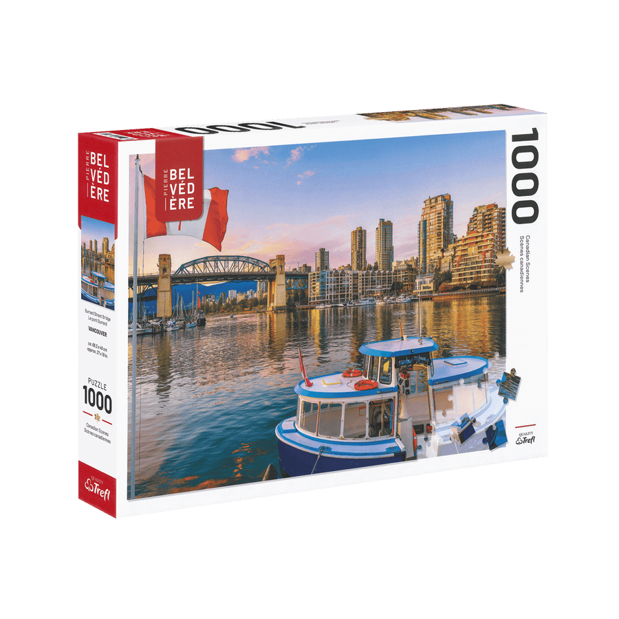 Vancouver, Pont Burrard (1000 pcs) CASSE-TÊTE - 1000 morceaux