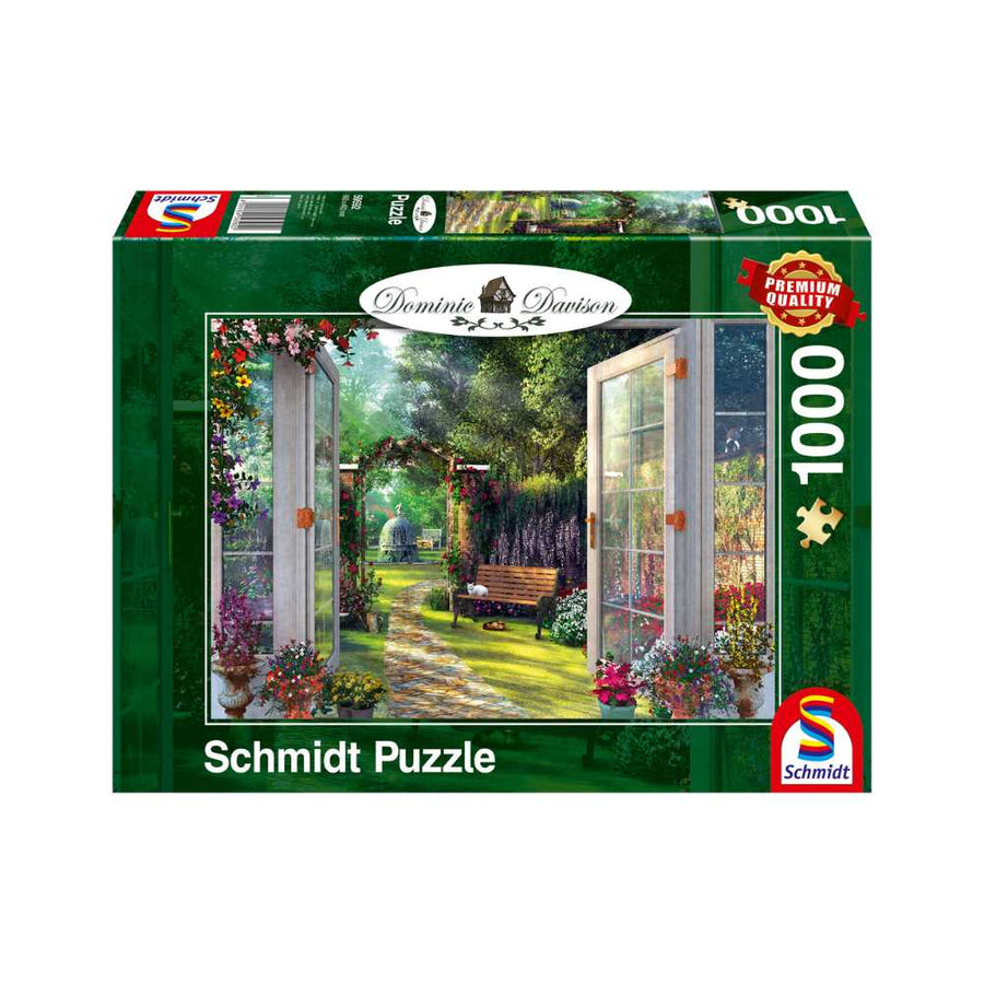 Vue sur le jardin enchanté (1000 pcs) CASSE-TÊTE - 1000 morceaux