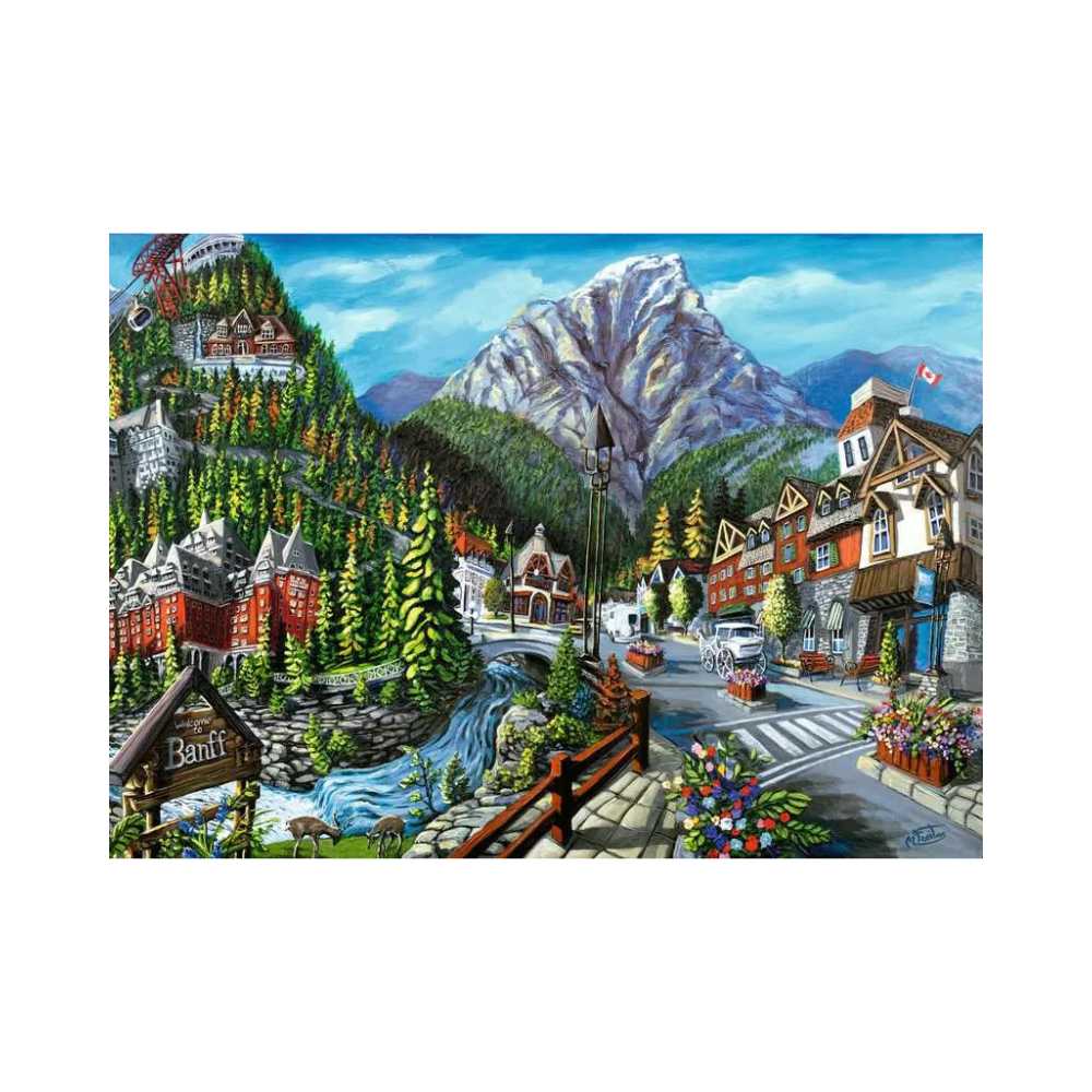 Welcome to Banff (1000 pcs) CASSE-TÊTE - 1000 morceaux