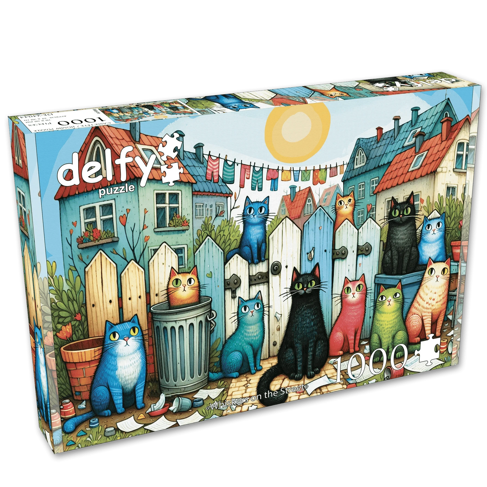 Whiskers On The Street (1000 pcs) CASSE-TÊTE - 1000 morceaux