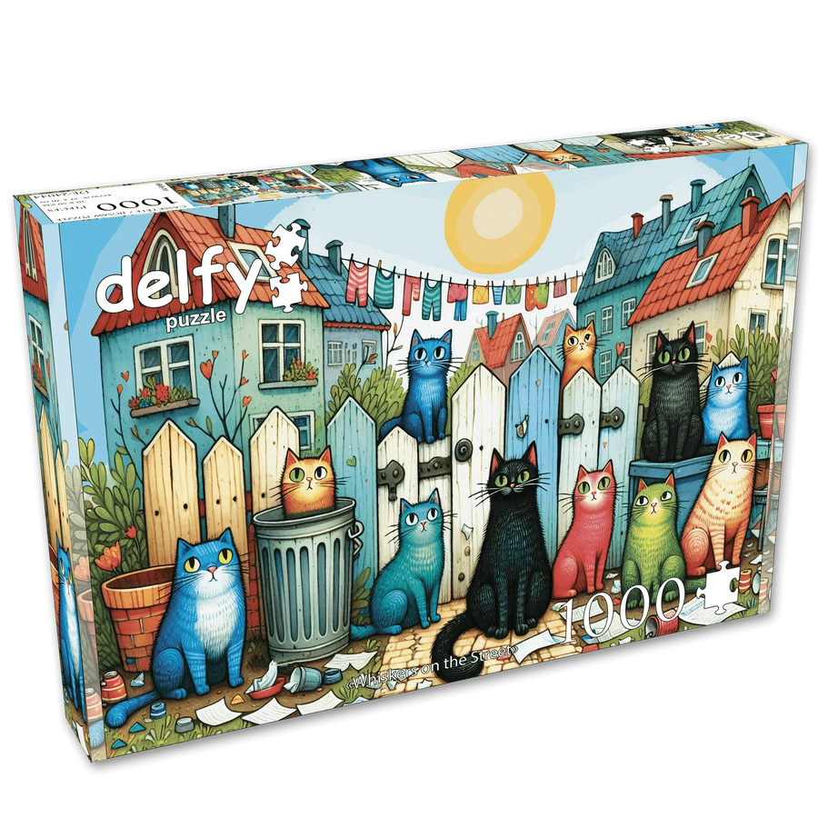 Whiskers On The Street (1000 pcs) CASSE-TÊTE - 1000 morceaux