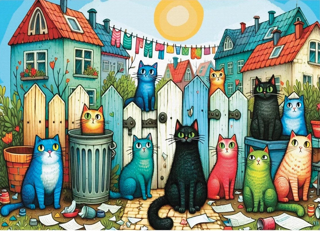 Whiskers On The Street (1000 pcs) CASSE-TÊTE - 1000 morceaux