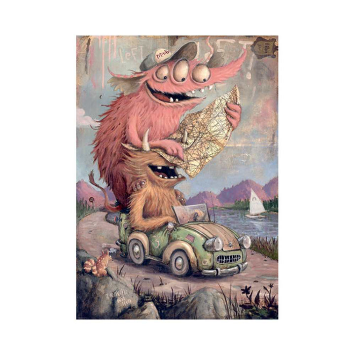Zozoville Roadtripping (1000 pcs) CASSE-TÊTE - 1000 morceaux