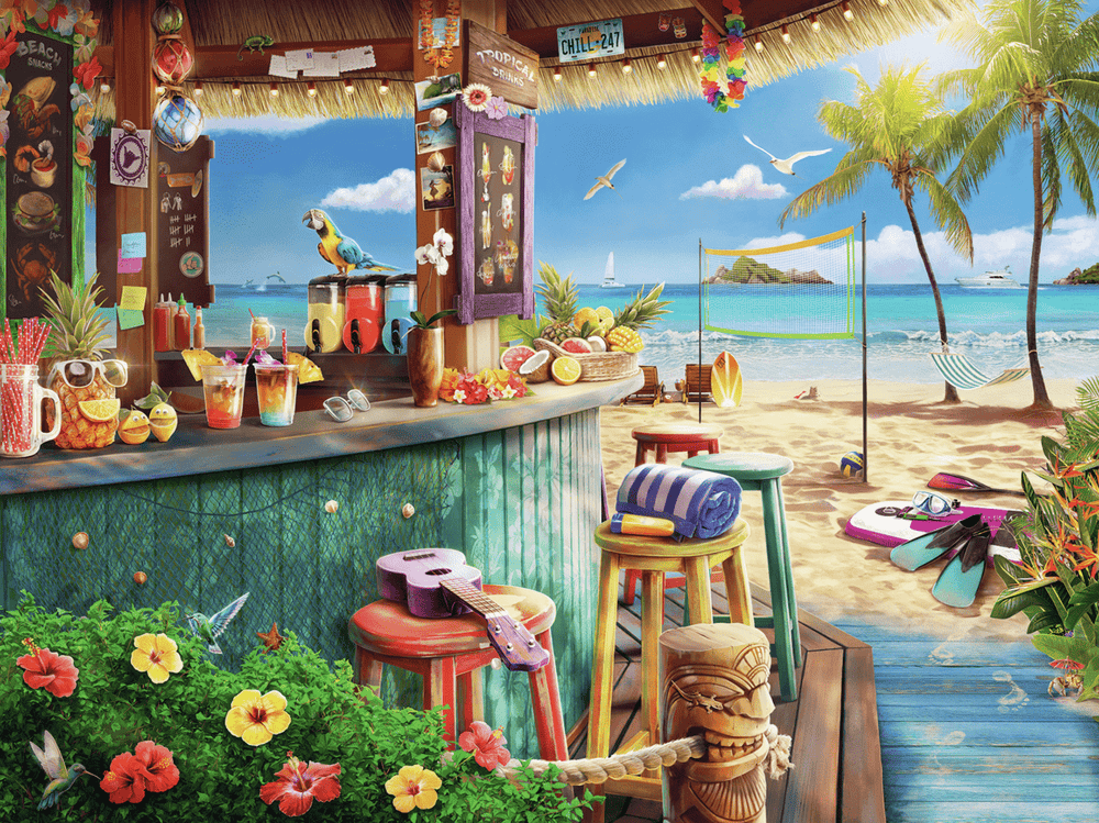 Beach Bar Breezes (1500 pcs) CASSE-TÊTE - 1500 morceaux