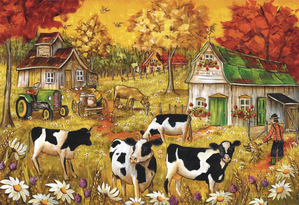 C. genest, la vie est belle (1500 pcs) CASSE-TÊTE - 1500 morceaux