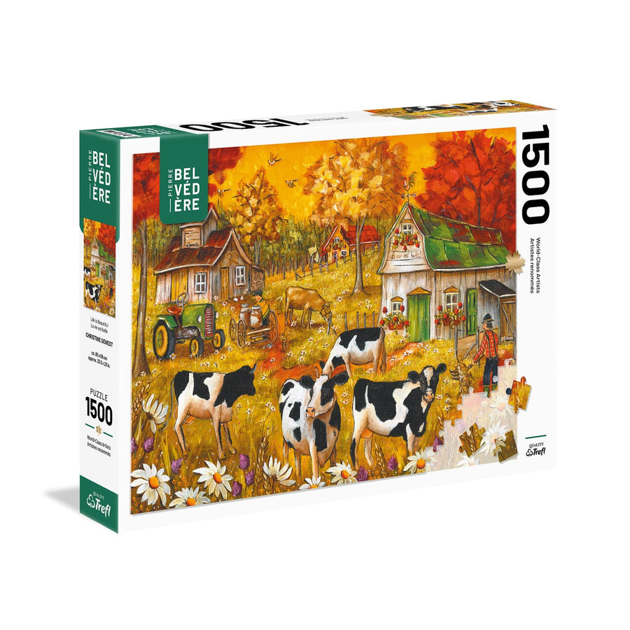 C. genest, la vie est belle (1500 pcs) CASSE-TÊTE - 1500 morceaux