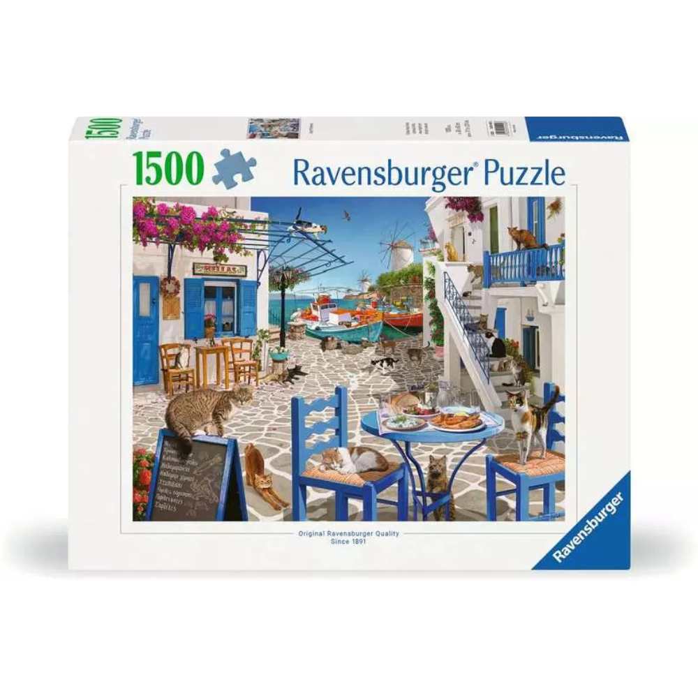 Cats of Mykonos (1500 pcs) CASSE-TÊTE - 1500 morceaux