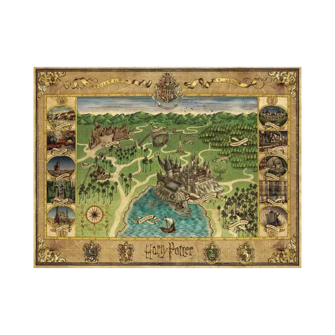 Hogwarts Map (1500 pcs) CASSE-TÊTE - 1500 morceaux