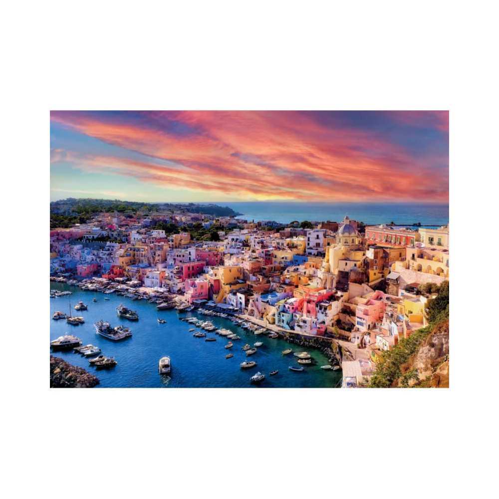 L'île pittoresque Procida (1500 pcs) CASSE-TÊTE - 1500 morceaux