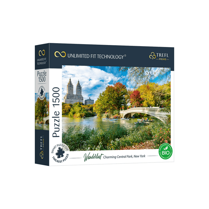Puzzle 1500: Charmant Parc Central, New-York, États-Unis (Ultra Fit Technology) CASSE-TÊTE - 1500 morceaux