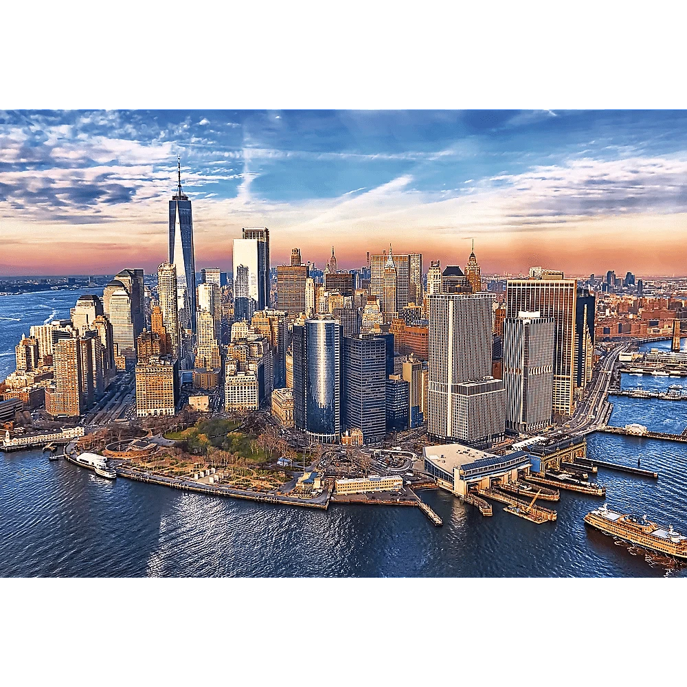 Puzzle 1500: Manhattan, New-York, États-Unis (Ultra Fit Technology) CASSE-TÊTE - 1500 morceaux