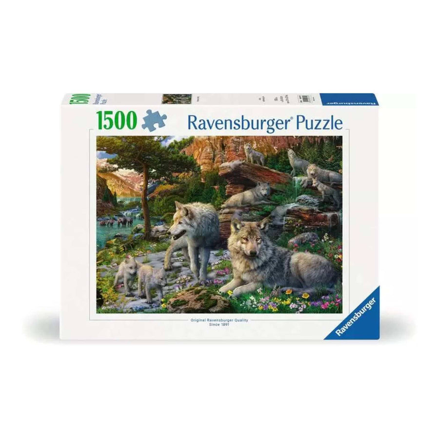 Wolves in Spring (1500 pcs) CASSE-TÊTE - 1500 morceaux