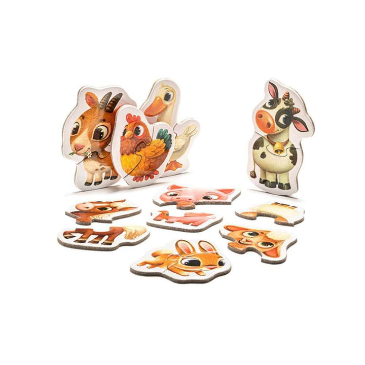 Animaux de la ferme (8x2 pcs) CASSE-TÊTE - 2 - 24 morceaux
