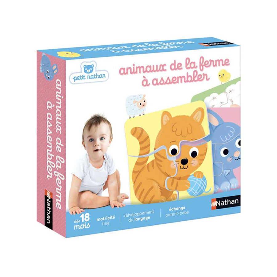 Animaux de la ferme à assembler (2 pcs) CASSE-TÊTE - 2 - 24 morceaux