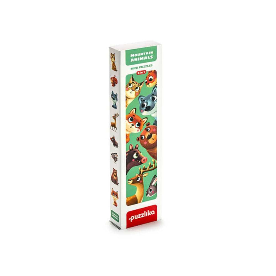 Animaux de la montagne (8x2 pcs) CASSE-TÊTE - 2 - 24 morceaux