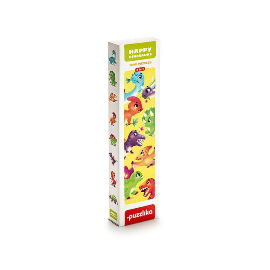 Joyeux dinosaures (8x2 pcs) CASSE-TÊTE - 2 - 24 morceaux