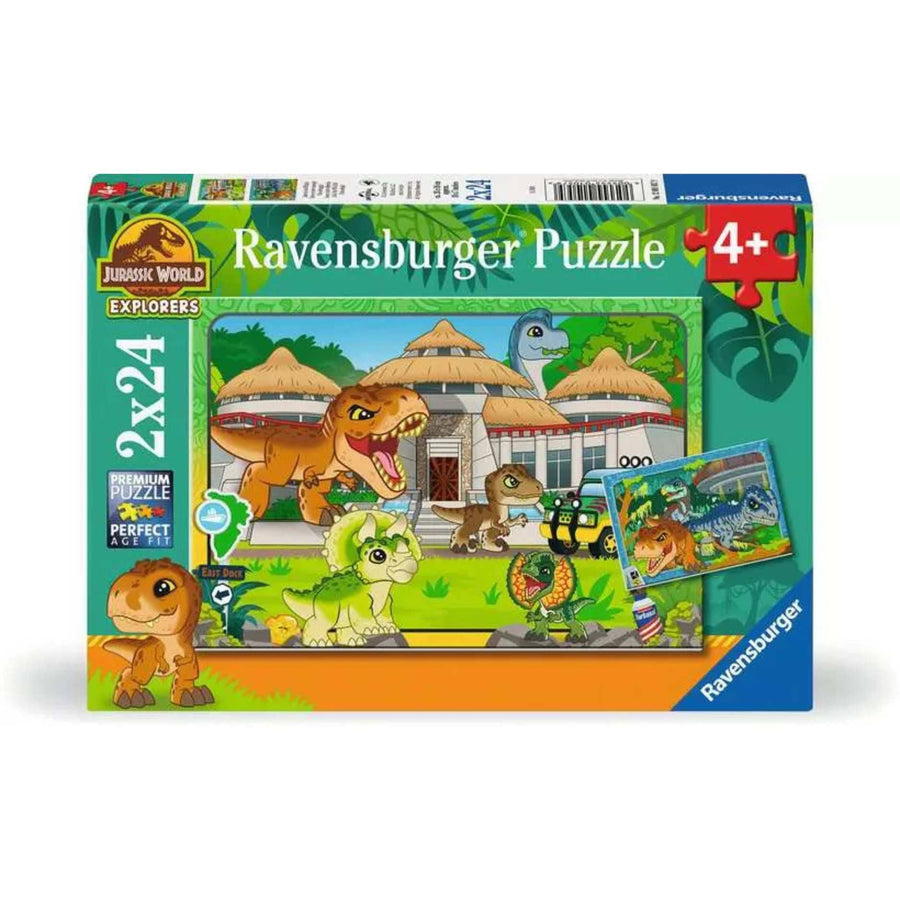 Jurassic World Explorers (2x24 pcs) CASSE-TÊTE - 2 - 24 morceaux