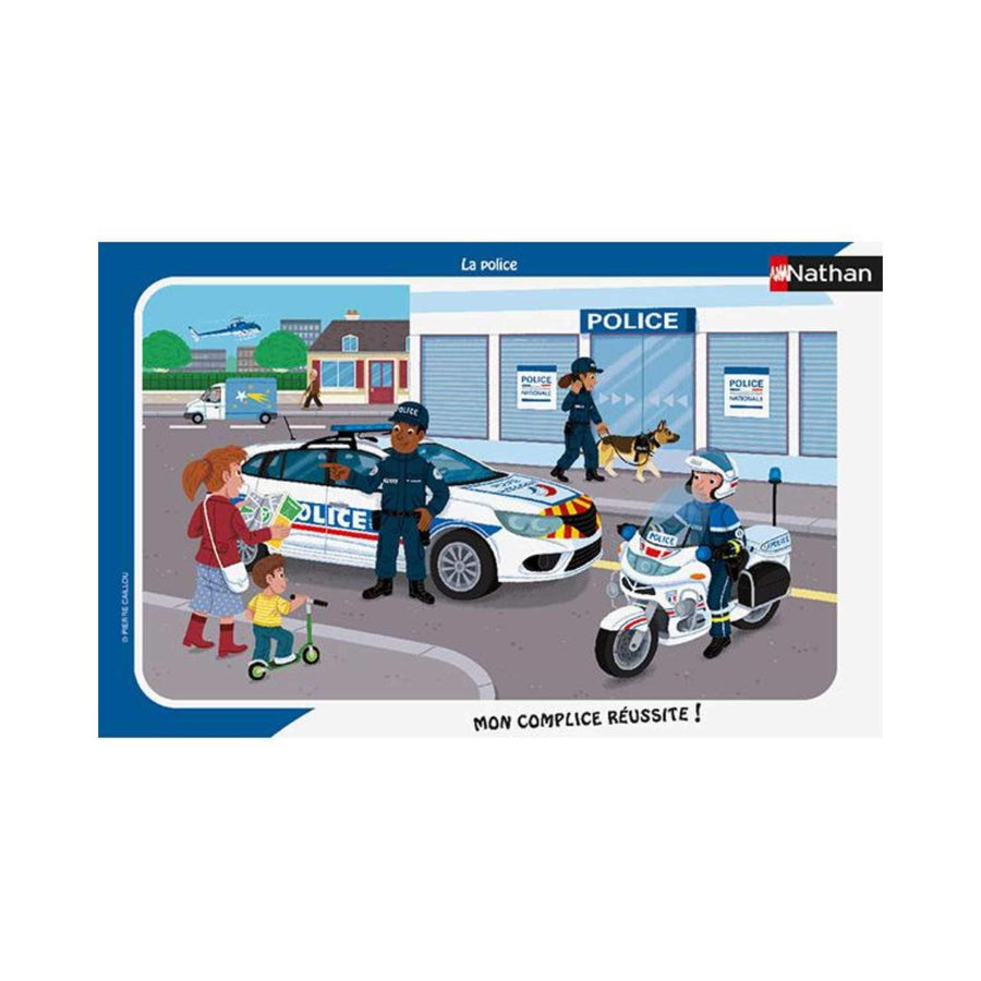La police (15 pcs, cadre) CASSE-TÊTE - 2 - 24 morceaux