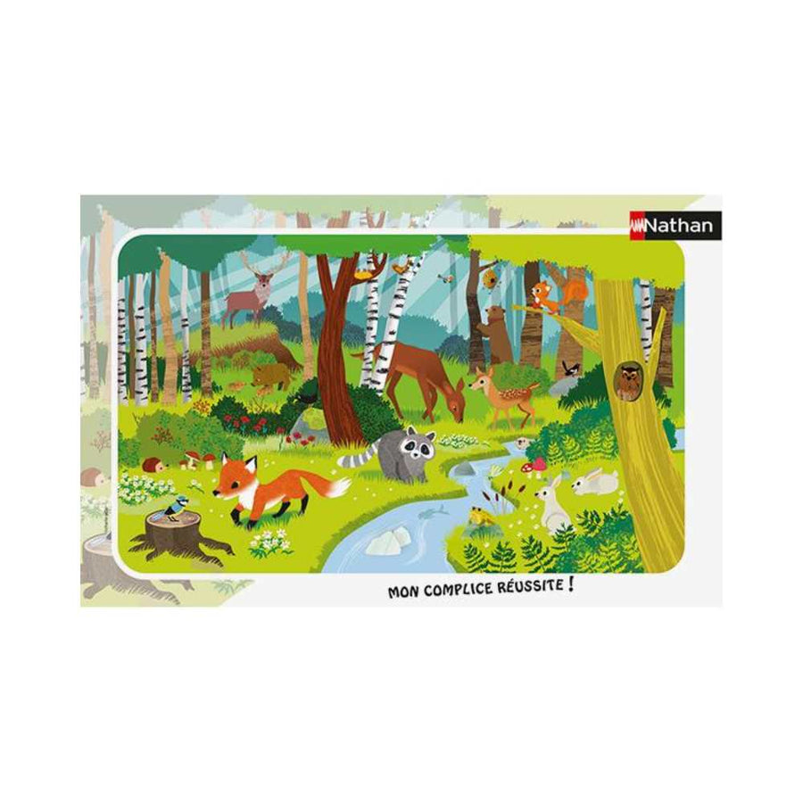 Les animaux de la foret (15 pcs, cadre) CASSE-TÊTE - 2 - 24 morceaux