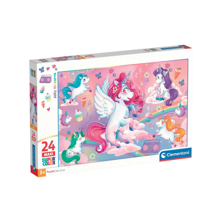 Licornes joyeuses (24 pcs) CASSE-TÊTE - 2 - 24 morceaux