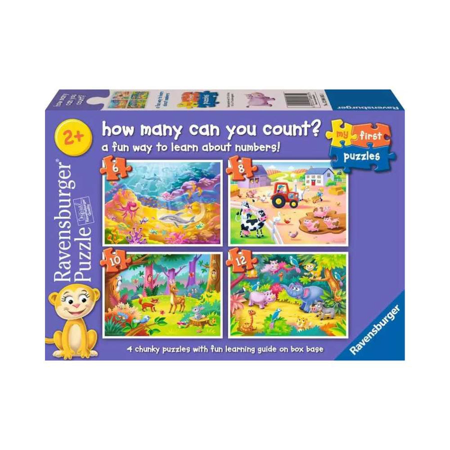 My First Puzzles - How Many Can You Count (6, 8, 10 & 12 pcs) CASSE-TÊTE - 2 - 24 morceaux