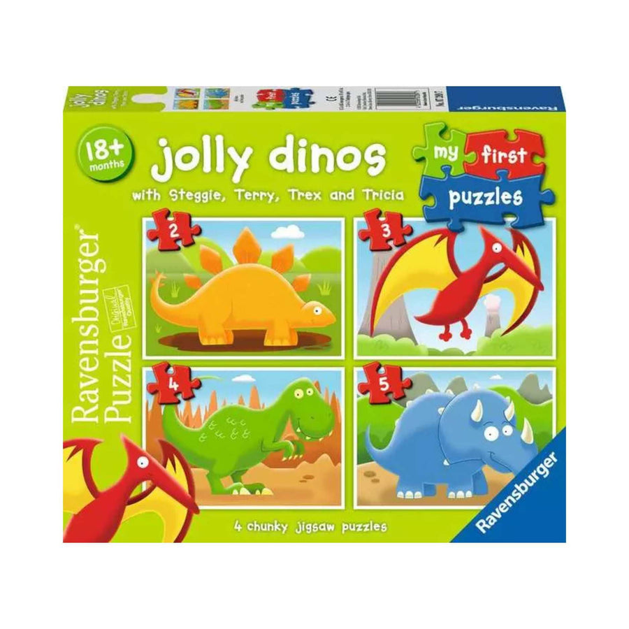 My First Puzzles - Jolly Dinos (2, 3, 4 & 5 pcs) CASSE-TÊTE - 2 - 24 morceaux