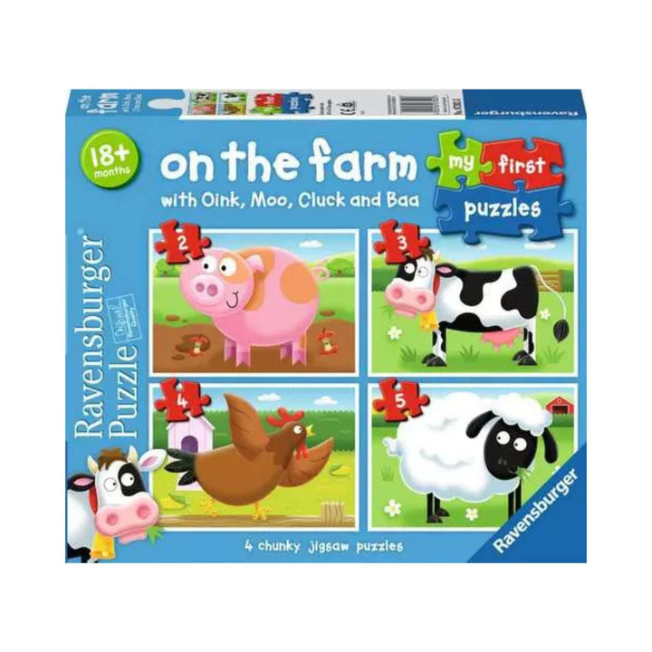 My First Puzzles - On The Farm (2, 3, 4 & 5 pcs) CASSE-TÊTE - 2 - 24 morceaux