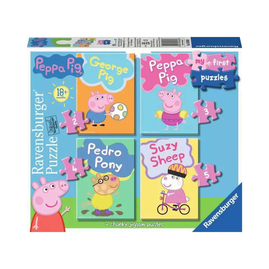 My First Puzzles - Peppa Pig  (2, 3, 4 & 5 pcs) CASSE-TÊTE - 2 - 24 morceaux