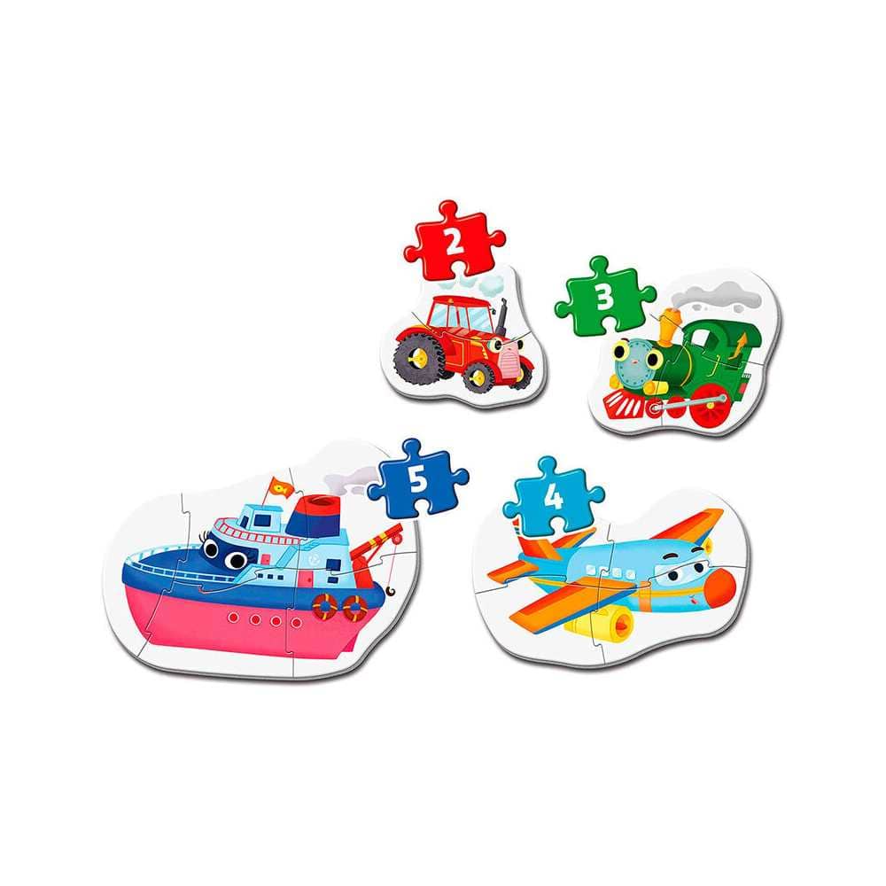 My First Puzzles - Transports (2, 3, 4 & 5 pcs) CASSE-TÊTE - 2 - 24 morceaux