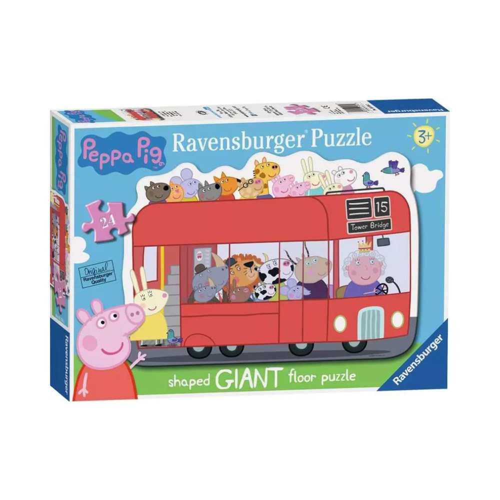 Peppa Pig London Bus (24 pcs) CASSE-TÊTE - 2 - 24 morceaux