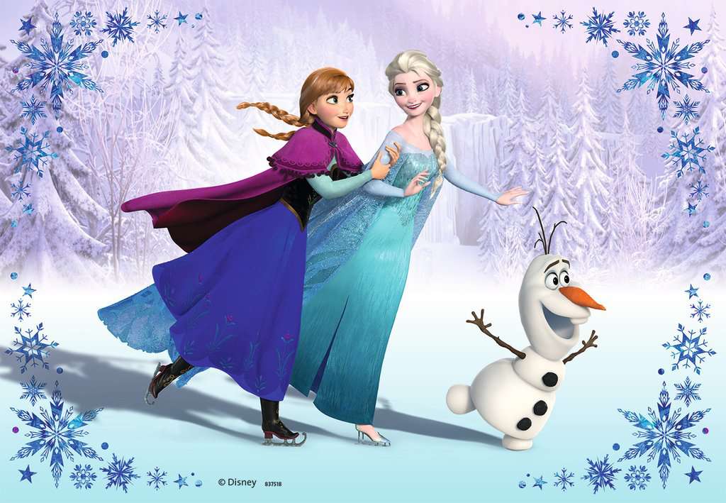 Puzzle 2 x 24 : Soeurs pour toujours, Disney Frozen CASSE-TÊTE - 2 - 24 morceaux