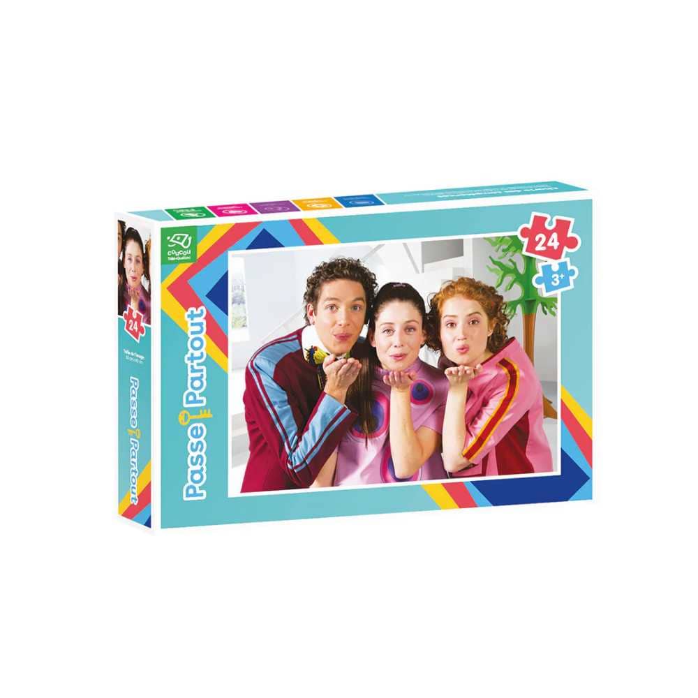 Puzzle 24 : Passe-Partout - Bisou CASSE-TÊTE - 2 - 24 morceaux