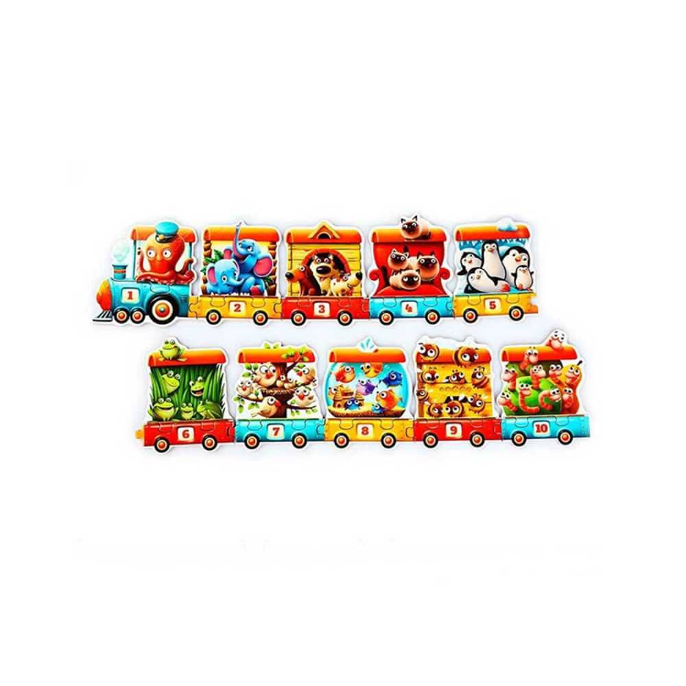 Train (20 pcs) CASSE-TÊTE - 2 - 24 morceaux