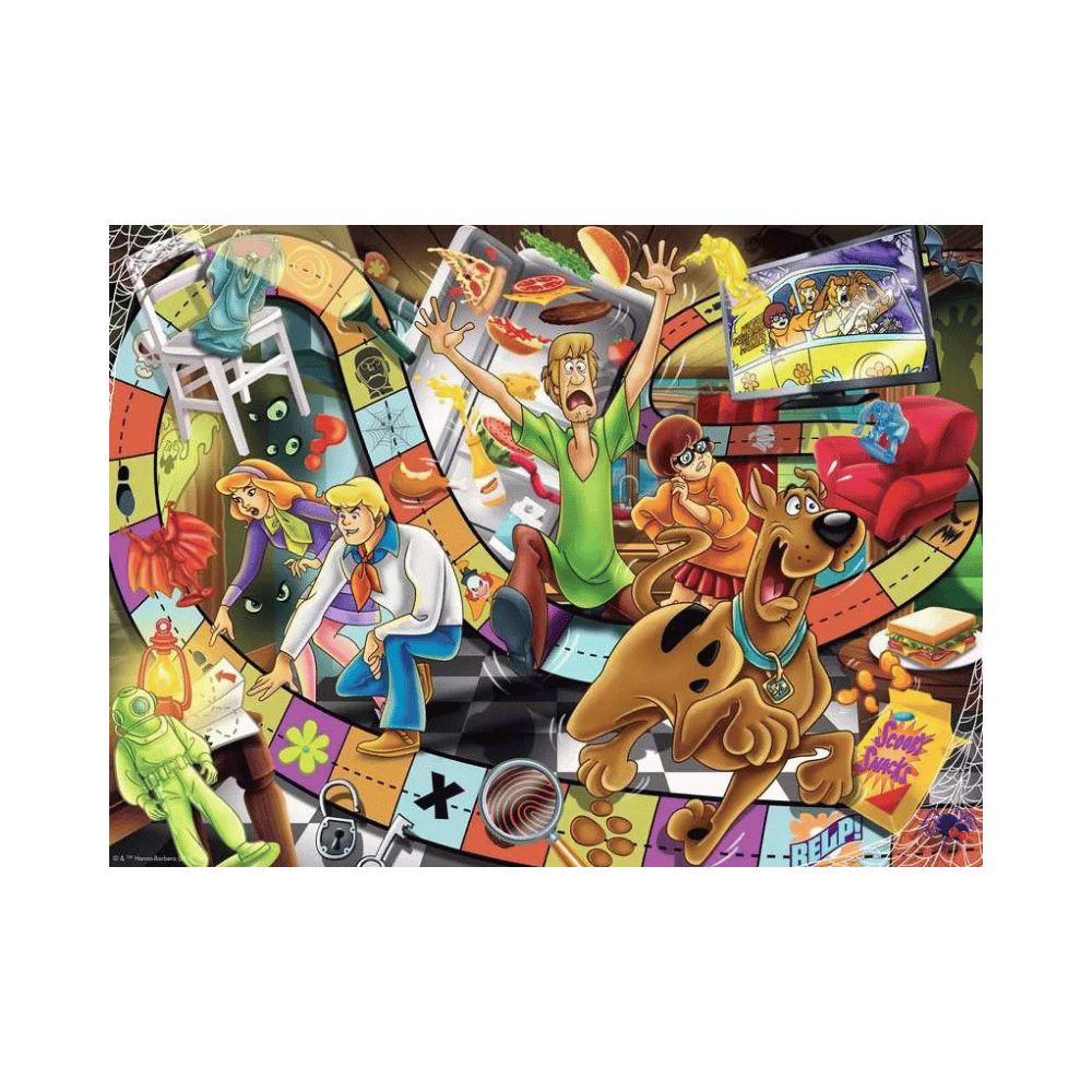 Scooby Doo Haunted Game (Puzzle 200 large pcs) CASSE-TÊTE - 200 - 275 morceaux