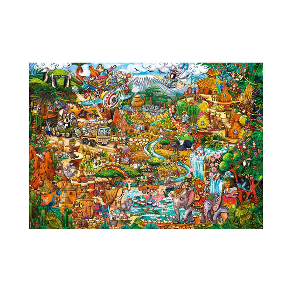 Berman : Exotic Safari (2000 pcs) CASSE-TÊTE - 2000 morceaux