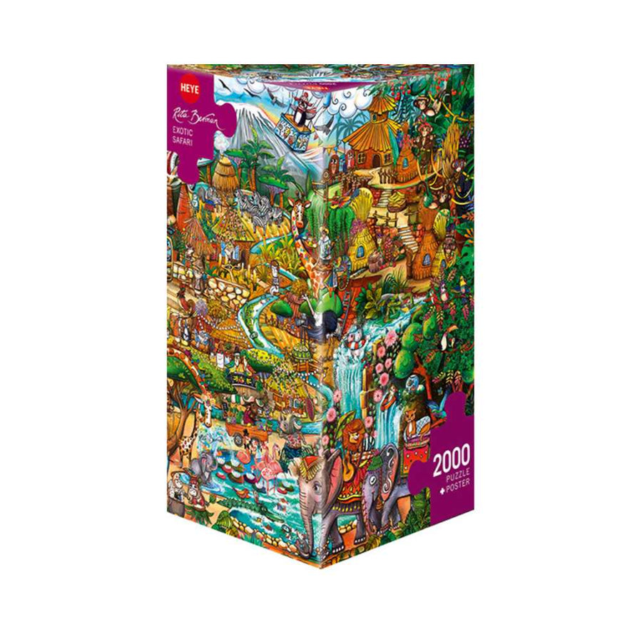 Berman : Exotic Safari (2000 pcs) CASSE-TÊTE - 2000 morceaux
