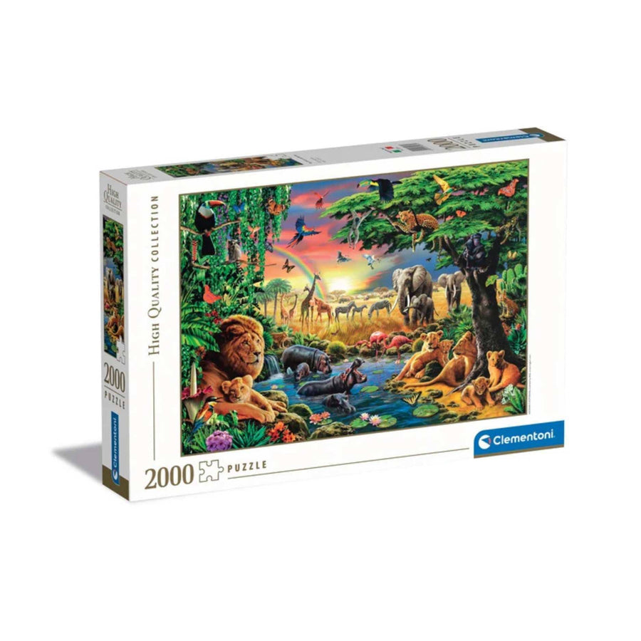 Le rassemblement africain (2000 pcs) CASSE-TÊTE - 2000 morceaux