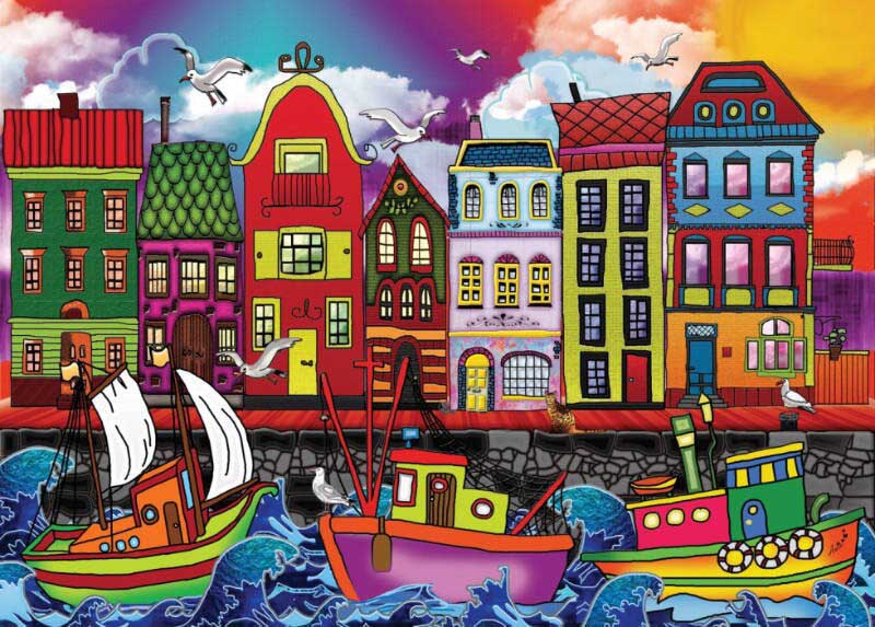 Port de pêche (2000 pcs) CASSE-TÊTE - 2000 morceaux