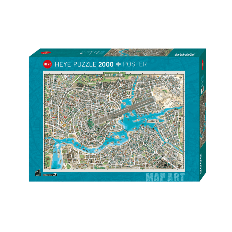 City of Pop: casse-tête Heye | Puzzle 2000 pcs