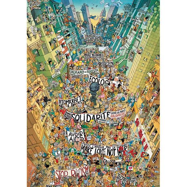 Puzzle 2000: Protest Degano CASSE-TÊTE - 2000 morceaux