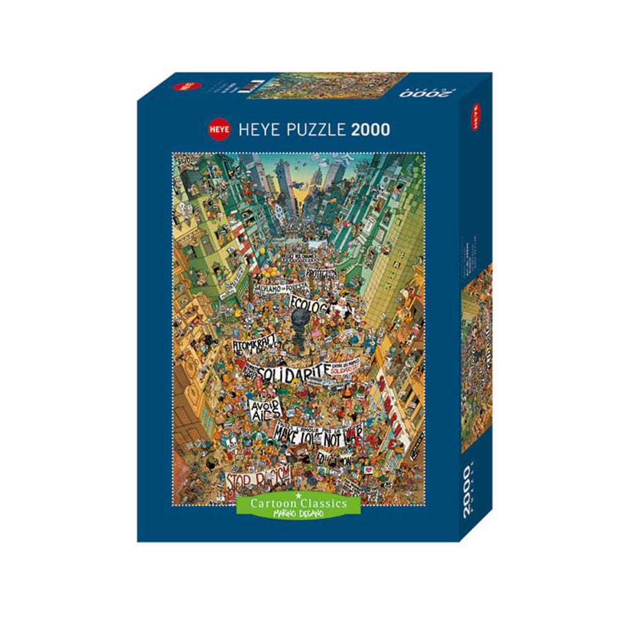Puzzle 2000: Protest Degano CASSE-TÊTE - 2000 morceaux