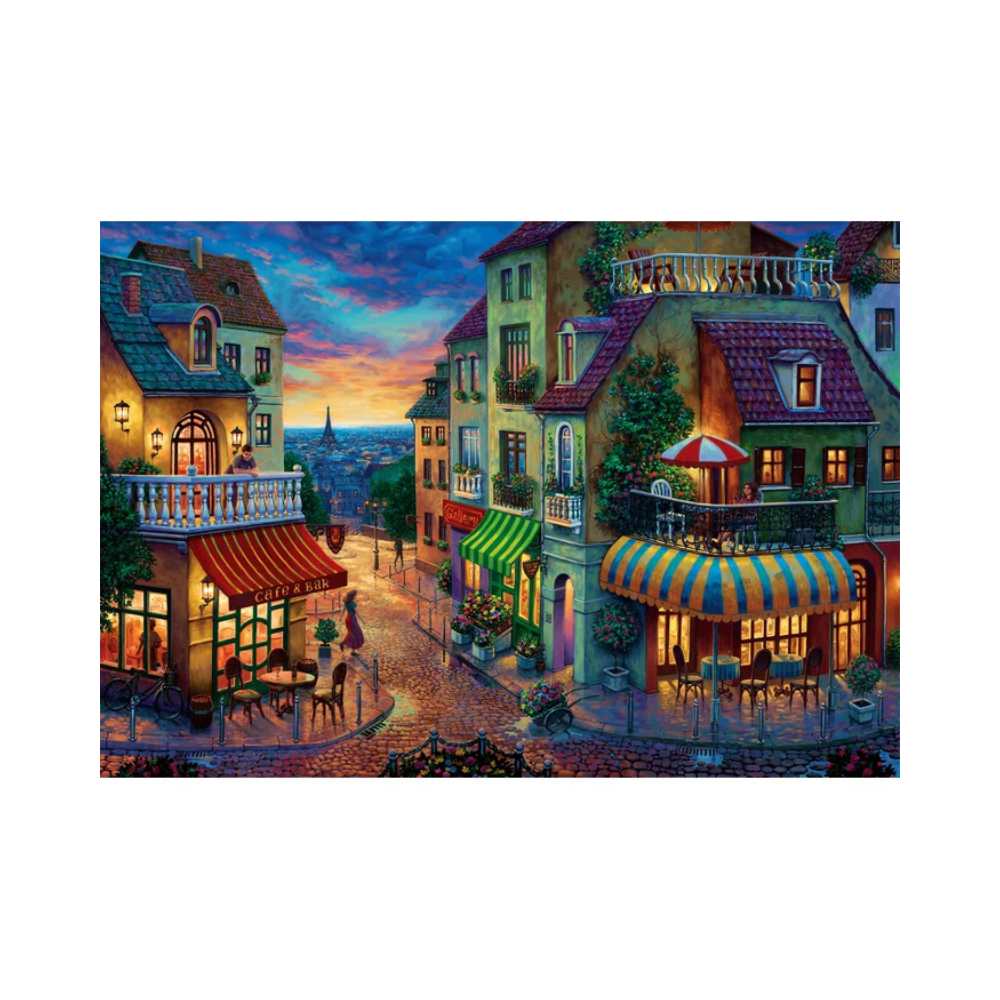 Se promenant à Paris (2000 pcs) CASSE-TÊTE - 2000 morceaux