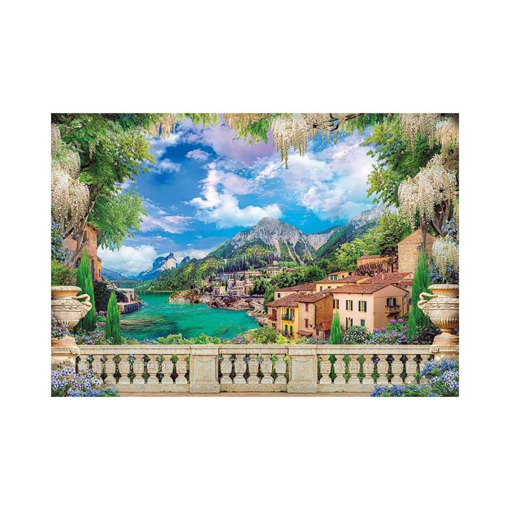 Terasse sur le lac (3000 pcs) CASSE-TÊTE - 2000 morceaux